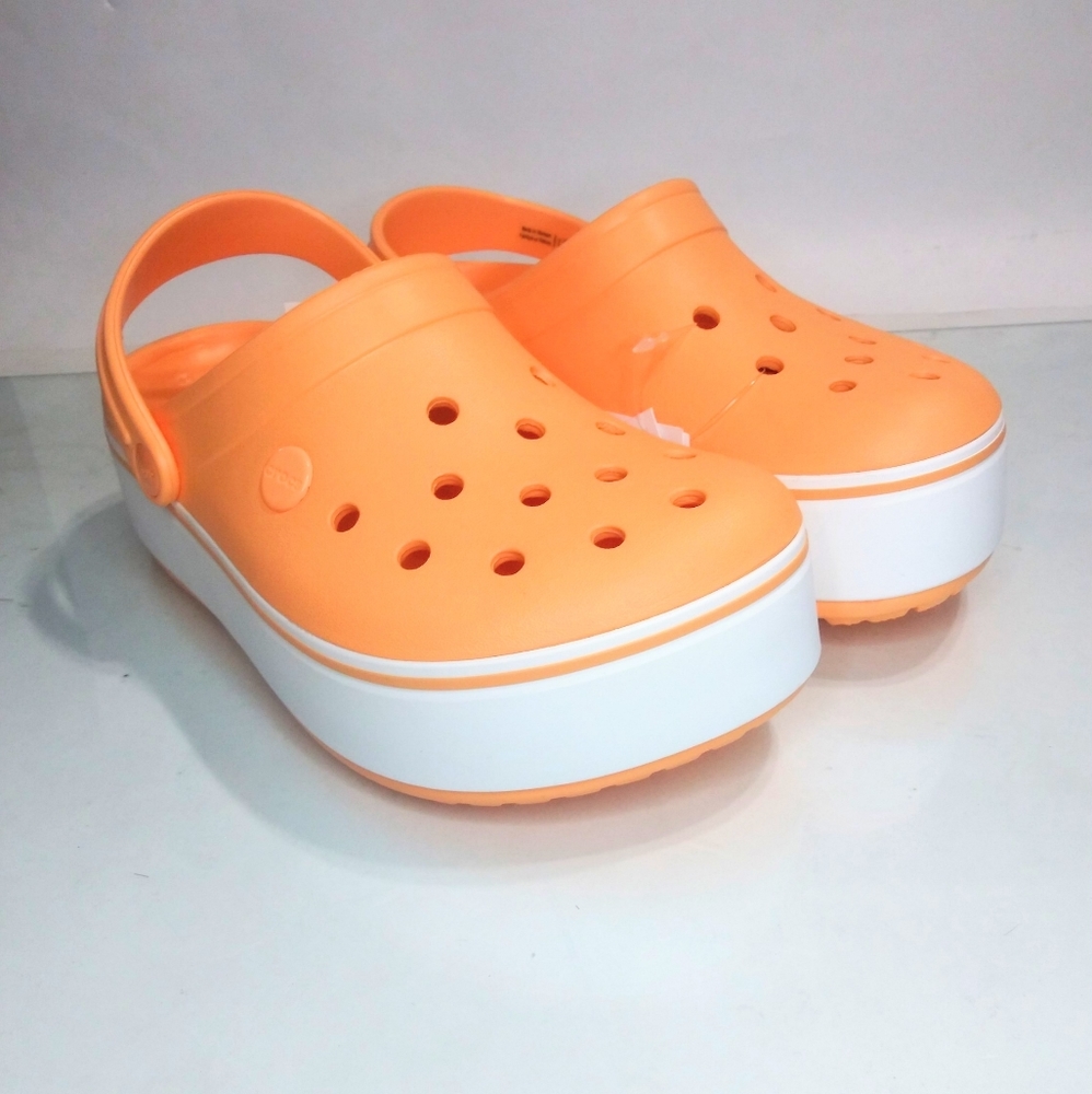5.0 Crocs Crocband II Platform Clogs